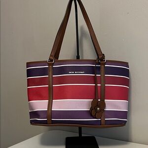 Dana Buchman Striped Tote.